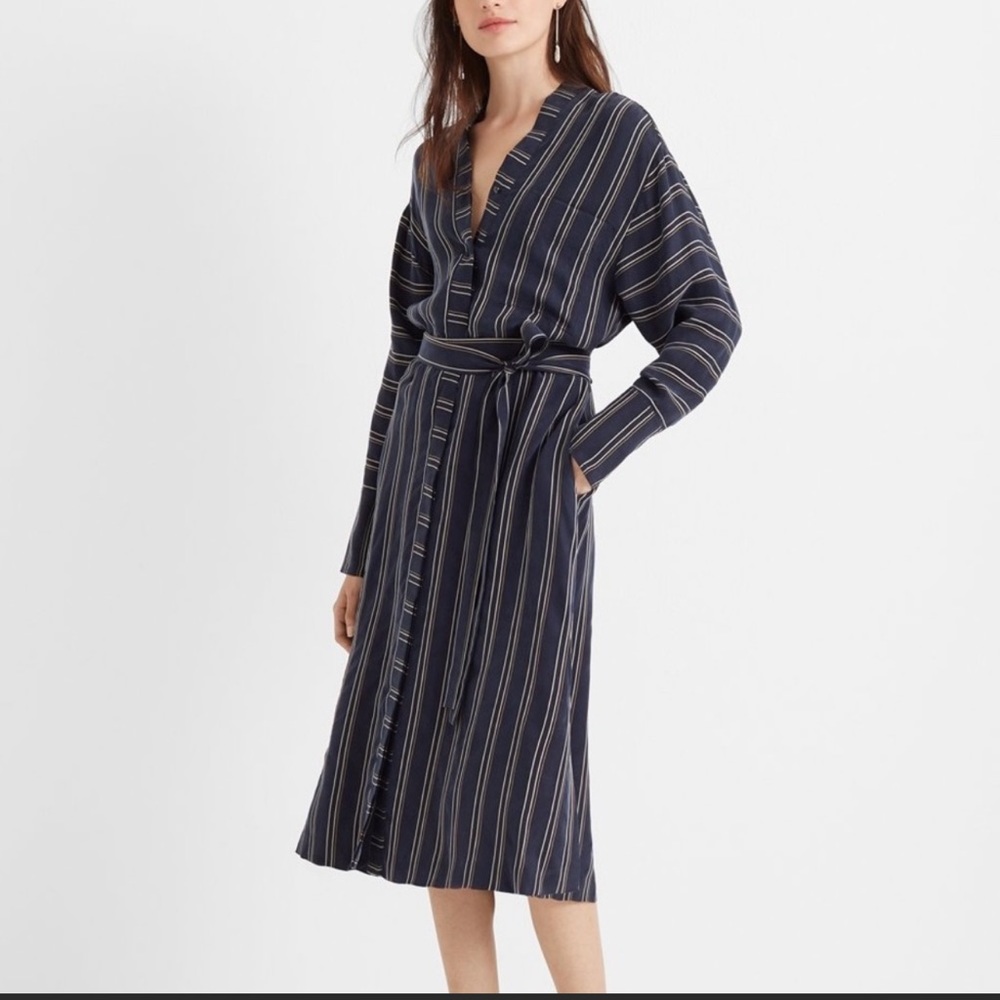Striped Dolman Shirtdress